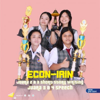 Juara 2 dan 3 Writing dan speech Econ-IAIN