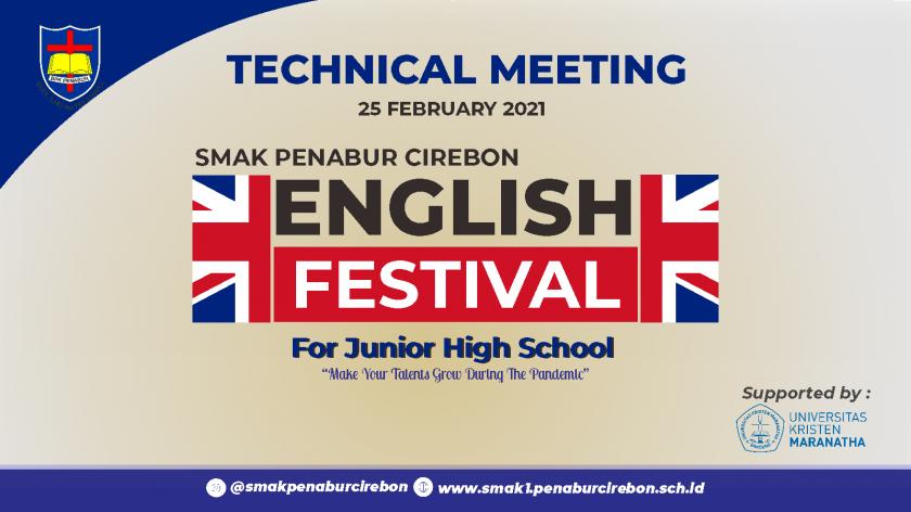 ENGLISH FESTIVAL 2021 : MAKE YOUR TALENT GROW DURING THE PANDEMIC