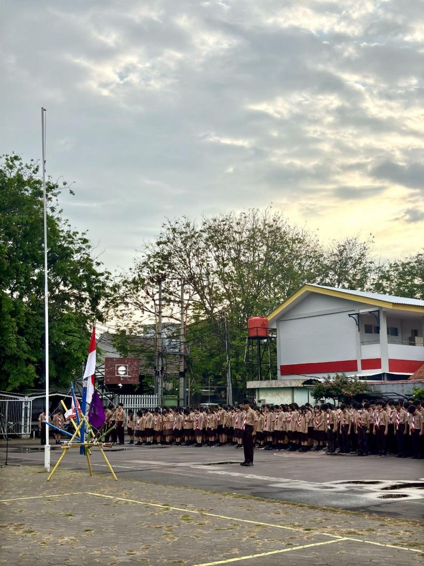 Upacara Hari Pramuka di SMAK PENABUR Cirebon