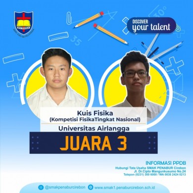 Juara 3 Lomba Fisika Universitas Airlangga Surabaya